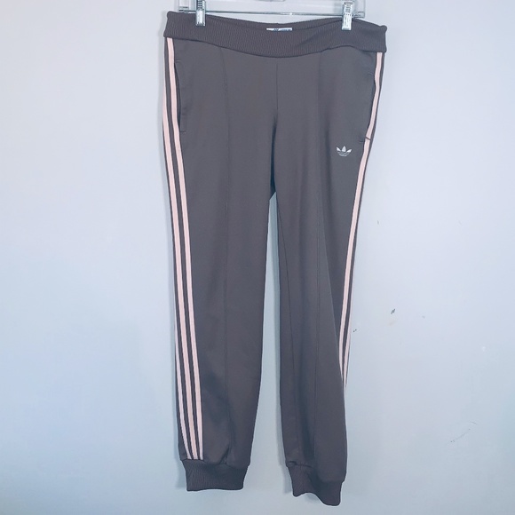 adidas Pants - Adidas Women's Jogger Pants Tan & Pink size M